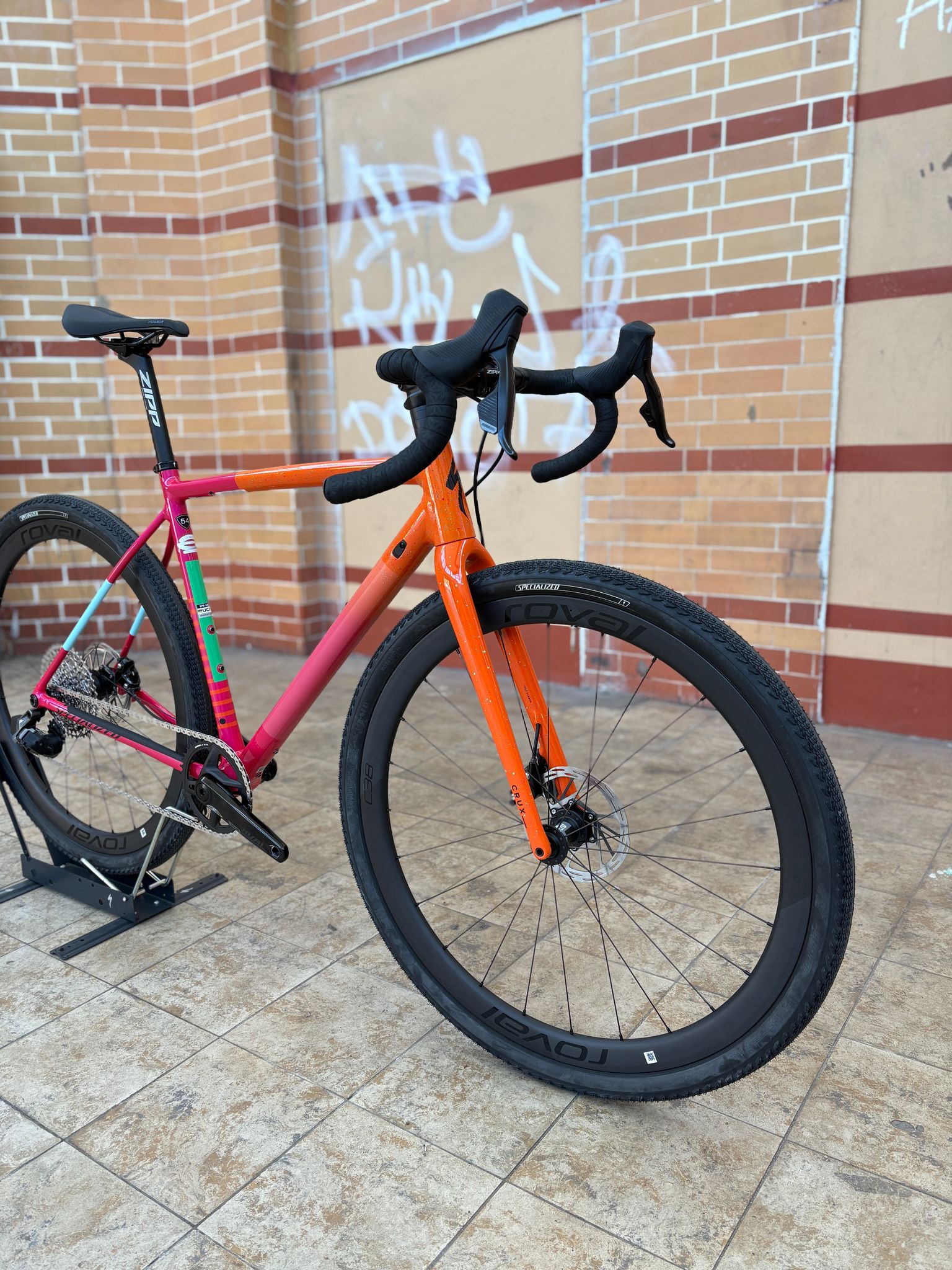 Specialized Crux DSW  Gloss Amber Glow Custom Aufbau